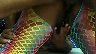 bbw preta hairy ass drips from wild orgasm