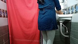 secretary pounded hard by virgin boss in office bathroom!