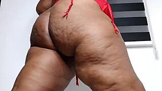 wanna see this thick sexy hotwife tease her big clit in red lingerie pov?