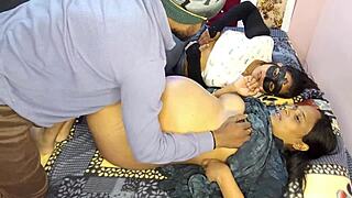 desi stepsisters get fucked hard by stepbro with cumshot on faces in hindi 😍🔥💦