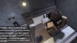 shy roblox girl begs for cock when she gets horny