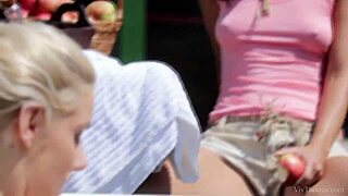 nesty shrima malati lick pussies outdoors vivthomas