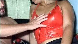 a brazilian girl from packs moans pretty with cum on ass