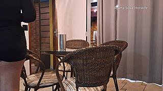 bruna silva hotwife dresses up at home for black bull cuckold fuck humiliation