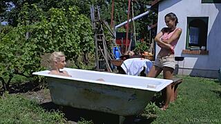 nesty shrima malati lick pussies outdoors vivthomas