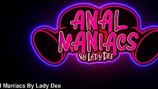 submissive slut baby kitten gets fucked balls deep by 2 massive cocks anal dp