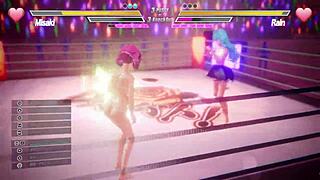 lesbian pussies clash hard in battle 2 showdown!