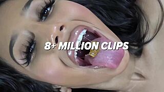 check this peruvian slut flauntin cum-drenched face down public streets