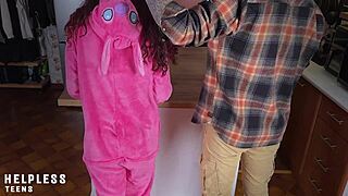 Daddy, why drill your innocent stepdaughter's tight pussy?