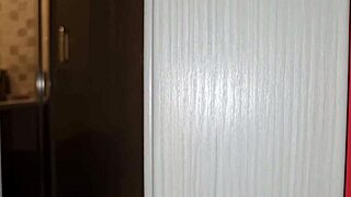 Intense amateur handjob ends with massive cumshot explosion