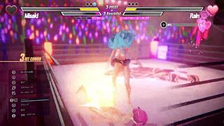 lesbian pussies clash hard in battle 2 showdown!