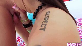 tori avano's girl-next-door holes gape from monster cock ass-to-mouth and deepthroat cumswallow