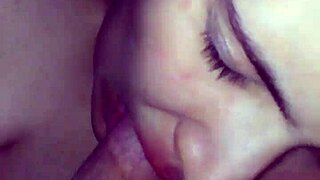 mature slut delivers sloppy deep blowjob session