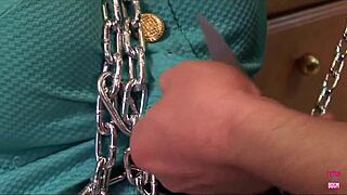 Housewife Bent Over Desk Takes Hard Doggystyle Pounding