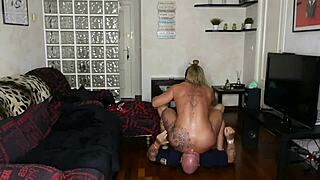 Milf with big tits squirts on muscular cop during wild fuck