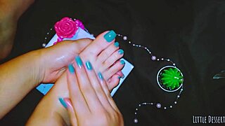 Babe's Foot Massage Triggers Intense Orgasm Foot Fetish Explosion