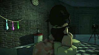 ROBLOX BITCH FUCKS MONSTER COCK AND CUMS!