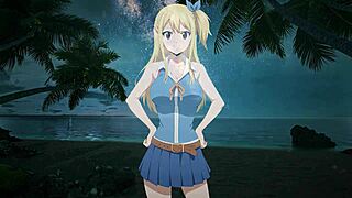 Ready to stroke in Fairy Tail battle-fuck tournament JOI with monsters?