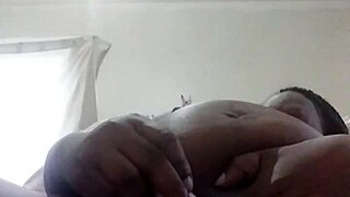 Hey Desireemonia, that new toy's making your ebony clit squirt everywhere!