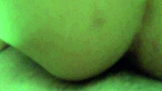 Hot amateur babe bends over for deep creampie doggystyle with big cock