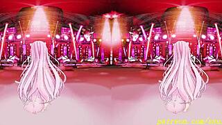 vr180 mmd koyori's nude dance mesmerizes in 3d hentai