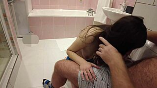 dirty college coed moans sucking my old hairy cock deepthroat pov homemade