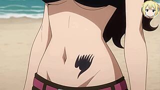 Ready to stroke in Fairy Tail battle-fuck tournament JOI with monsters?