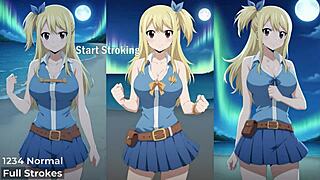 Ready to stroke in Fairy Tail battle-fuck tournament JOI with monsters?