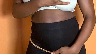 AFRICAN EBONY BABE TAKES ROUGH BACKSHOTS FROM BIG COCK!