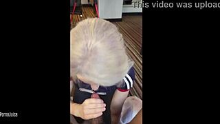 Electra Swallows Black Man's Thick Cum in Steamy Promo Action