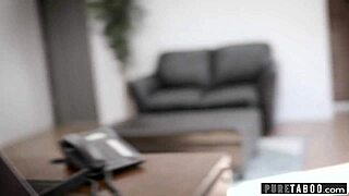 Councilwoman Wife Cheats with Boss in Office Cowgirl Ride