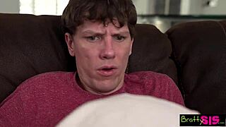 Skinny blonde craves stepbro's taboo cock now