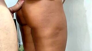 Padrastro Fills Me Standing Anal Creampie Gaping Heat