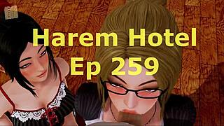 Harem Hotel Episode 259 Intense Game Action Unfolds