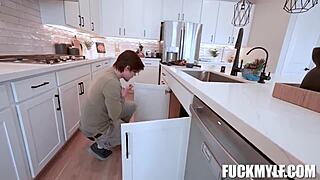 danae mari feels handyman tyler’s hot cum splash her tits