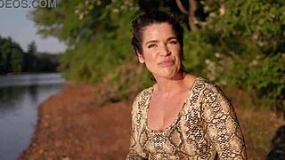 wearing this thong bodysuit at the lake... feels so slutty out here