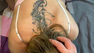 ohh stepson yer big cock... lemme suck n lick dose balls dry