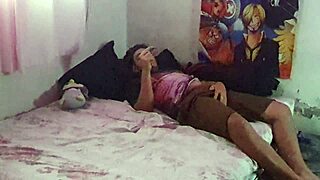 this slutty roommate's fat ass ready for bed pounding?