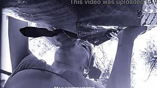 Outdoor Deepthroat Blowjob on Bluee's Monster Cock Cumshot!