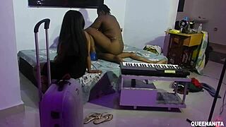 Visitor Watches Ebony BBC Pound Big Tit Blonde Doggystyle