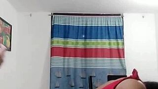 Jogged back to catch husband with huge-dicked Latina waiting for my suck!