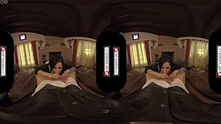 vr cosplay fuck with katrina jade's pierced tits bouncing wild