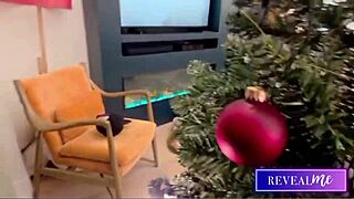 Curvy BBW Works Sex Machine in Living Room POV