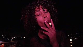 Beautiful aunt misty stone slurps ray black's monster cock in family taboo blowjob