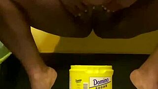 Ebony Babe Dives Into Kinky Water Sports Fetish