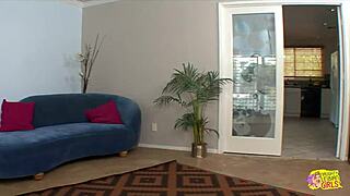 Cali Carter and Catie Parker spark lesbian pussy play after beach volleyball