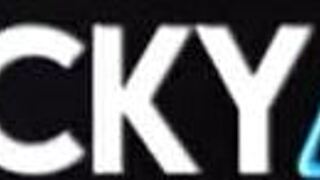 brunette alice thunder tastes huge cock with her big tits bouncing wildly