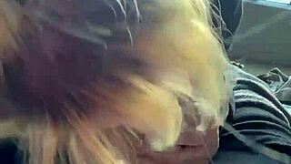 dtla milf savors juicy interracial cumshot mouthful facial