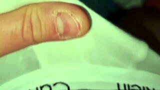 Roommate blasts huge load after peeking at stepmom showering