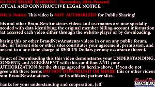 skinny blonde sassy naked rubs tits cock?